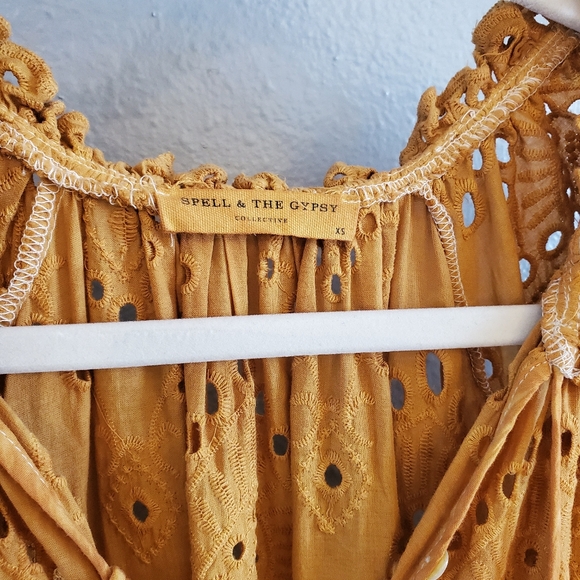 Spell and the Gypsy Fairytale Anglaise dyed gown, XS - Picture 2 of 6